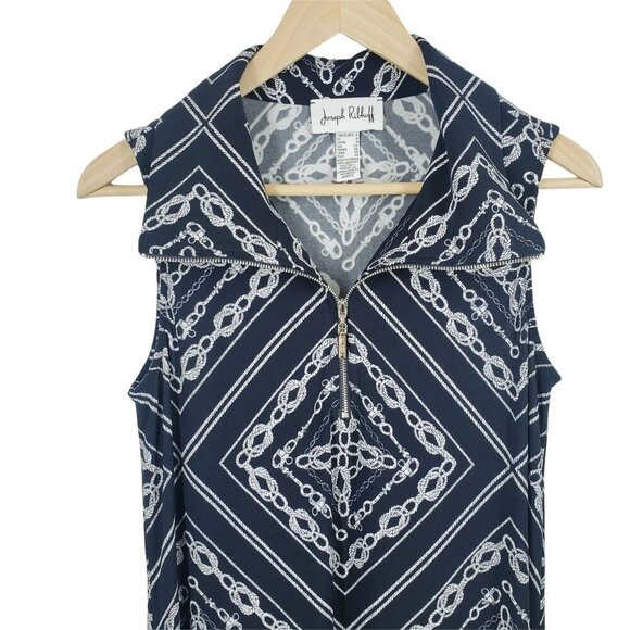 Joseph Ribkoff Dress Sleeveless Front Zipper Women's‎ Size 6 - Picture 5 of 9